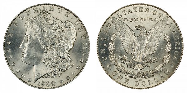 1900 O/CC Morgan Silver Dollar - O Over CC Mintmark 