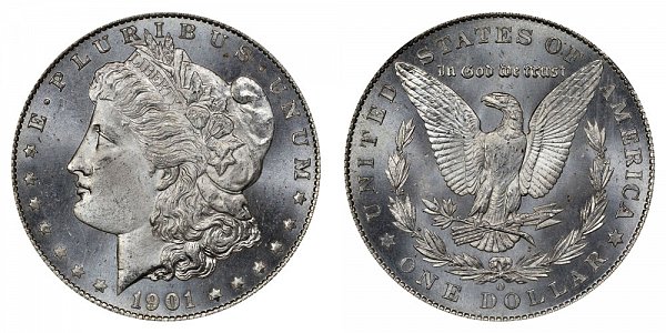 1901 O Morgan Silver Dollar 