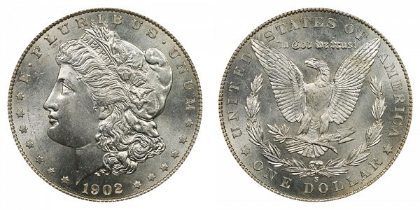 1902 S Morgan Silver Dollar 