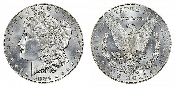 1904 O Morgan Silver Dollar 