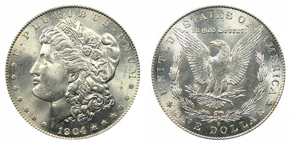 1904 S Morgan Silver Dollar 