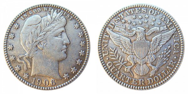 1906 Barber Quarter