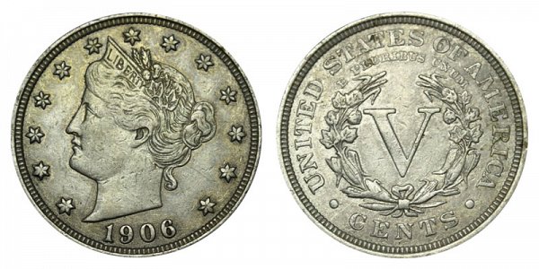 1906 Liberty Head V Nickel