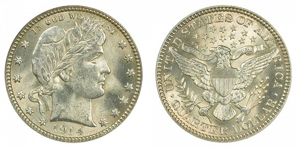 1914 Barber Quarter