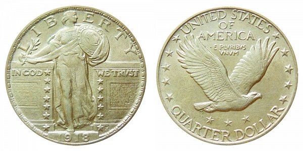 1918 Standing Liberty Quarter
