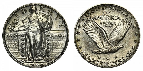 1920 D Standing Liberty Quarter 