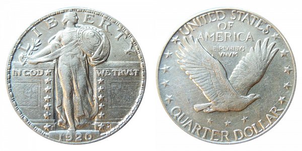 1920 S Standing Liberty Quarter 