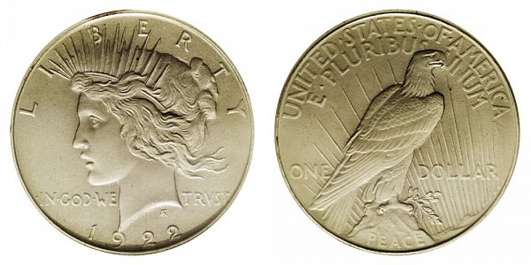 1922 Low Relief Matte Proof Peace Dollar