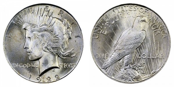 1922 Peace Silver Dollar