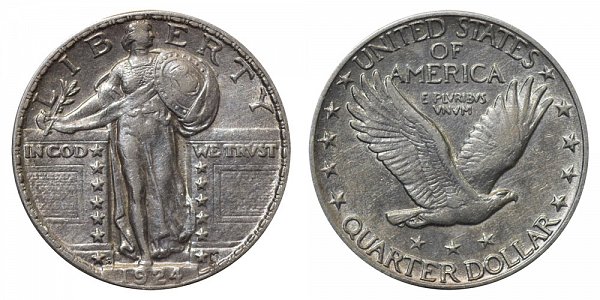 1924 S Standing Liberty Quarter 