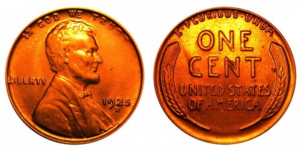 1925 D Lincoln Wheat Cent Penny