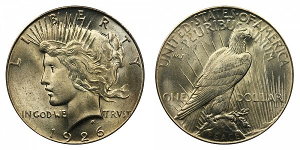 1926 Peace Silver Dollar