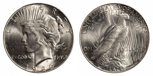 1926 S Peace Silver Dollar 