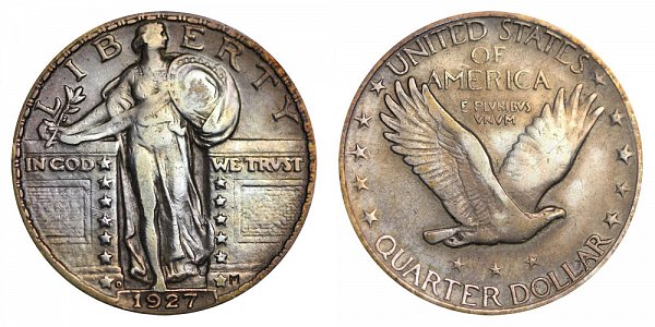 1927 D Standing Liberty Quarter