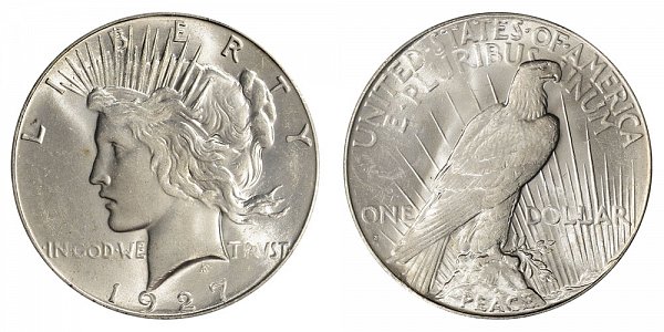 1927 S Peace Silver Dollar 