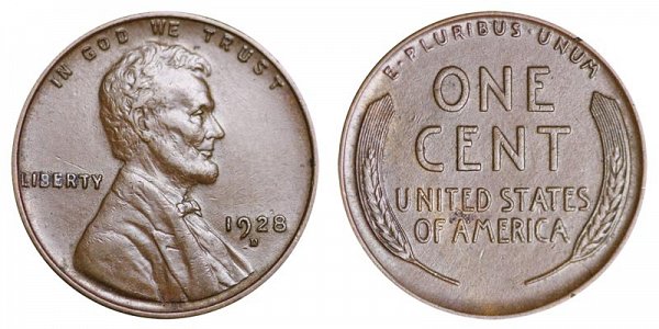 1928 D Lincoln Wheat Cent Penny 