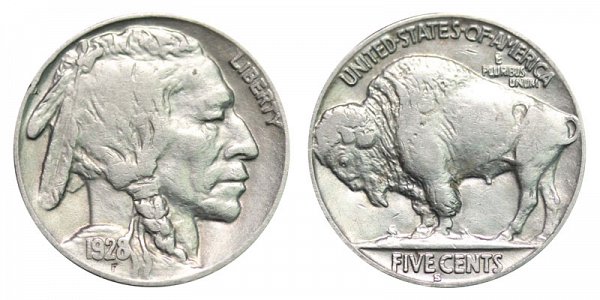 1928 S Indian Head Buffalo Nickel 
