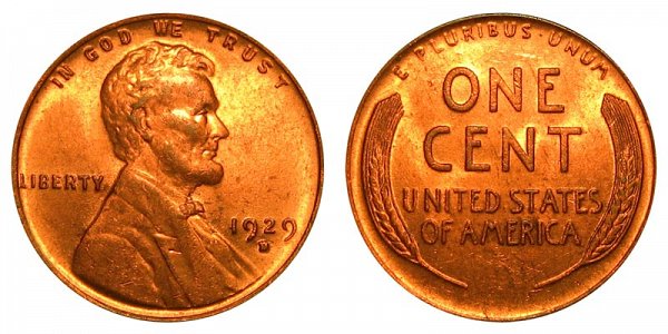 1929 D Lincoln Wheat Cent Penny 