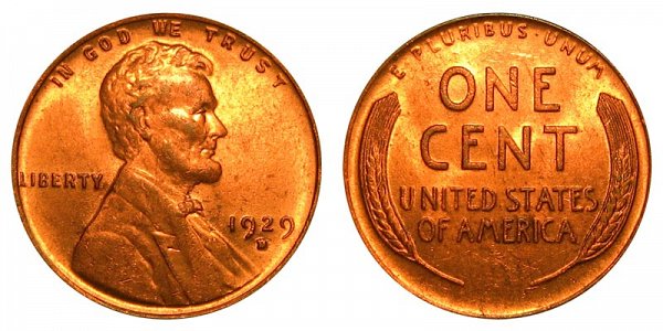 1929 D Lincoln Wheat Cent Penny