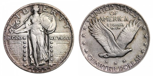 1929 Standing Liberty Quarter 