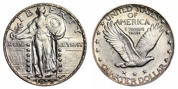 1930 Standing Liberty Quarter 