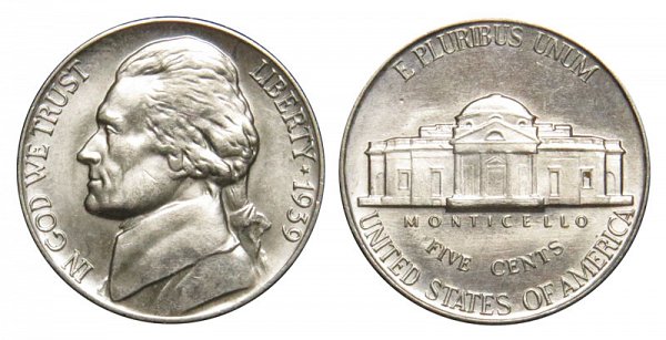 1939 Jefferson Nickel