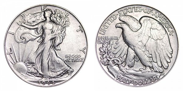 1944 Walking Liberty Silver Half Dollar