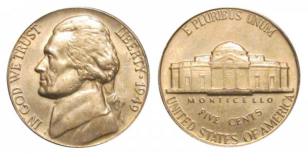 1949 Jefferson Nickel 