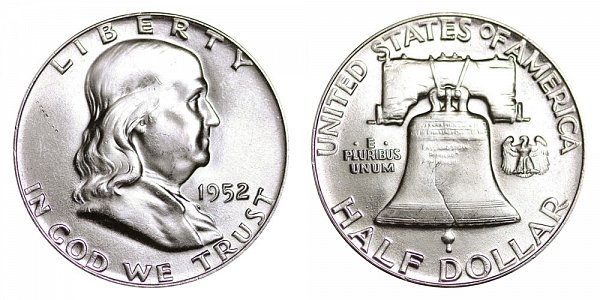 1952 Franklin Silver Half Dollar 