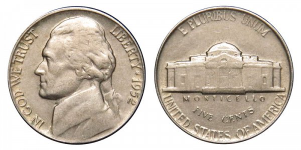 1952 Jefferson Nickel