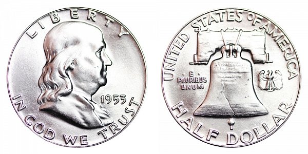 1953 Franklin Silver Half Dollar