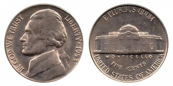 1953 Jefferson Nickel 