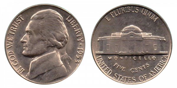 1953 Jefferson Nickel