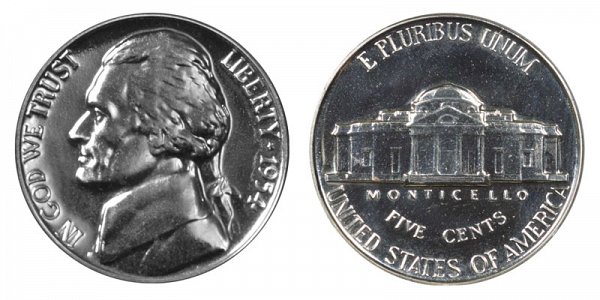 1954 Jefferson Nickel 