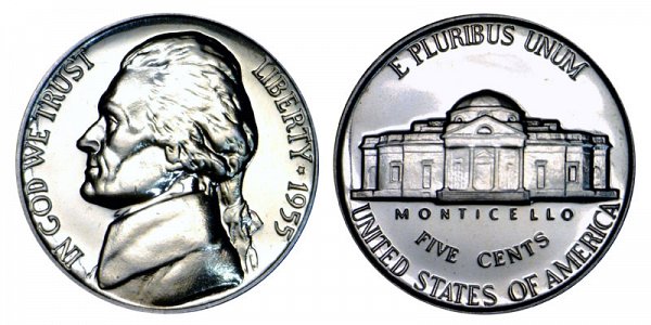 1955 Jefferson Nickel 