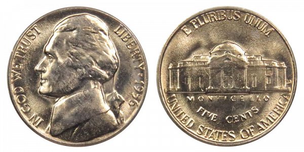 1956 D Jefferson Nickel 