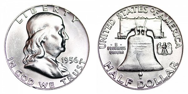 1956 Franklin Silver Half Dollar