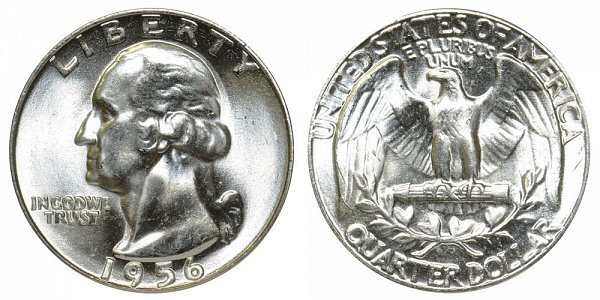 1956 Washington Silver Quarter 