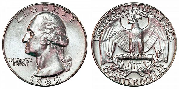 1960 Washington Silver Quarter 