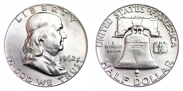 1962 Franklin Silver Half Dollar