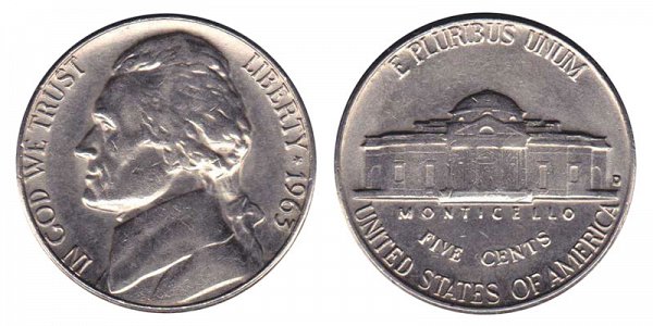 1963 D Jefferson Nickel 