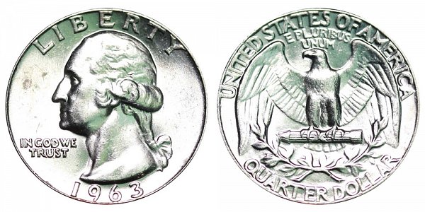 1963 Washington Silver Quarter 