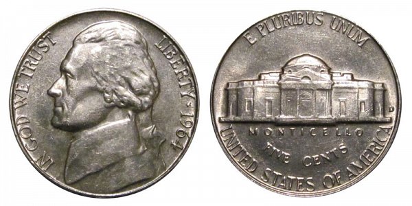 1964 D Jefferson Nickel