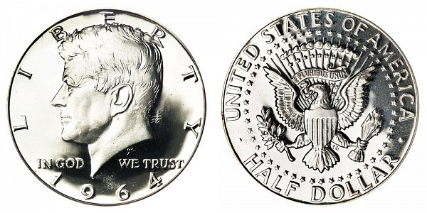 1964 Silver Kennedy Half Dollar 