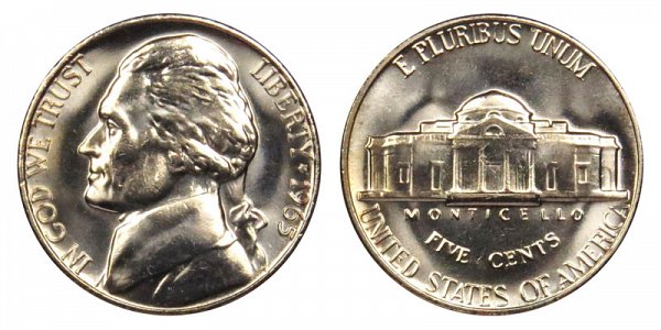 1965 Jefferson Nickel 