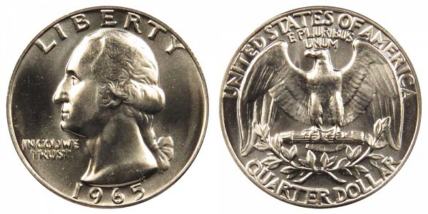 1965 Washington Quarter 