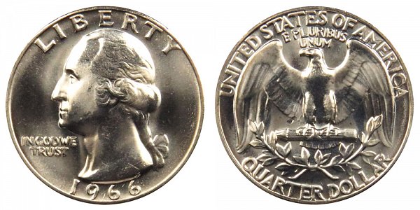 1966 Washington Quarter