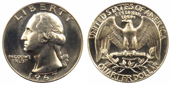 1967 Washington Quarter