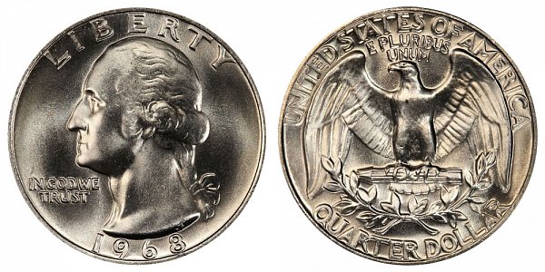 1968 Washington Quarter