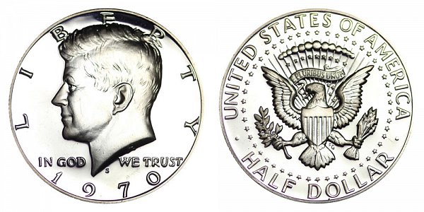 1970 S Silver Kennedy Half Dollar Proof 